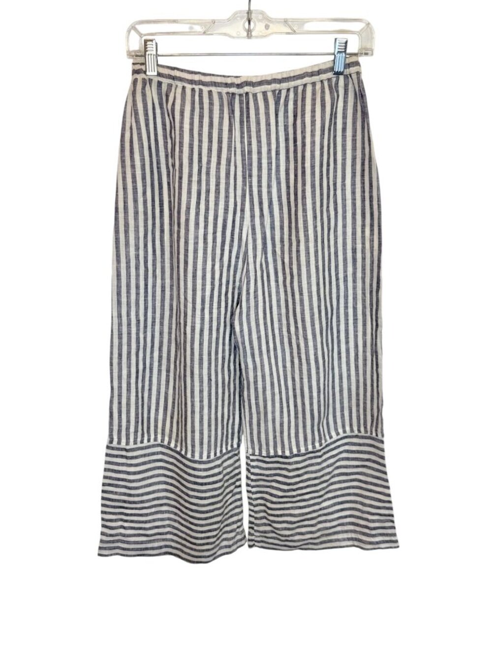 Pepito's Striped Linen pants Blue White - Size S